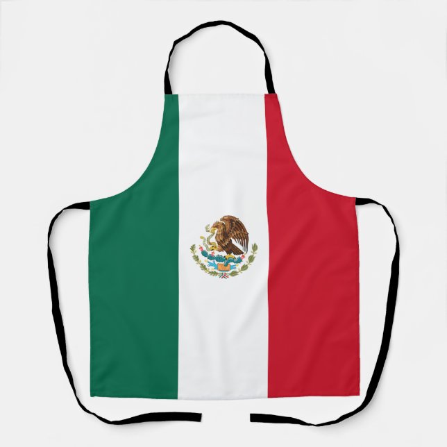 Mexican Flag Apron (Front)