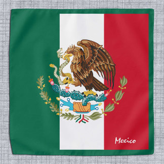 Mexican Flag bandana, Mexico fashion /sports Bandana