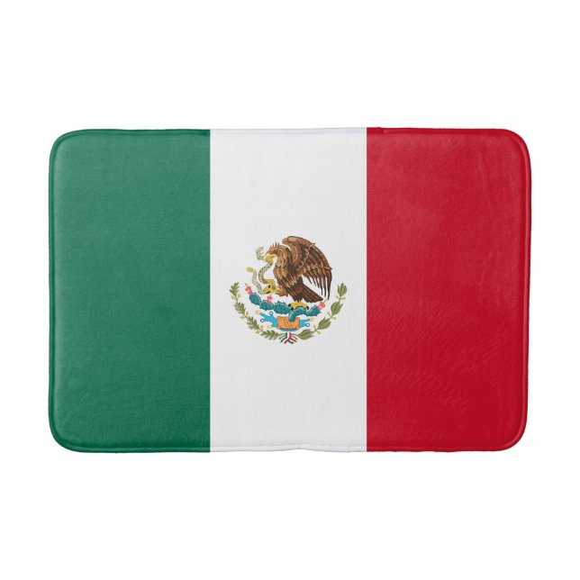 Mexican Flag Bath Mat (Front)