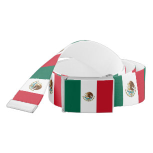 Mexican Flag Belt