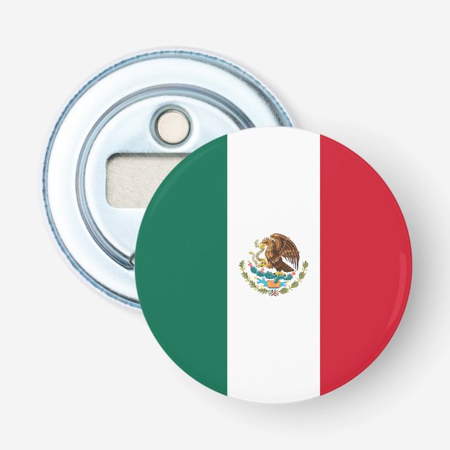 Mexican Flag Bottle Opener (Front)