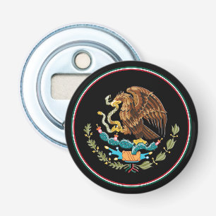 Mexican Flag Bottle Opener, Mexico Emblem / Party Opener