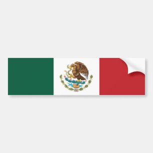 Mexican Flag bumper sticker