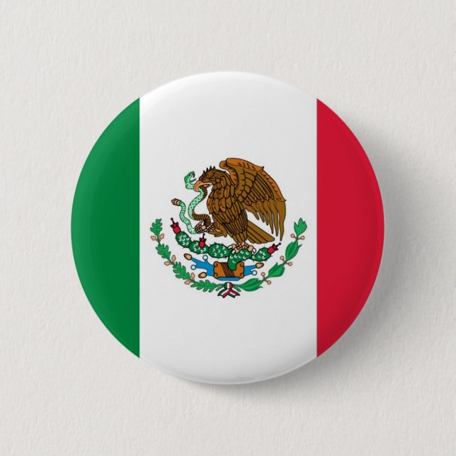 Mexican Flag Button (Front)