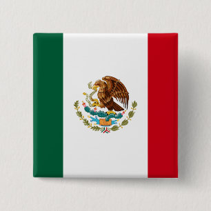 Mexican Flag Button