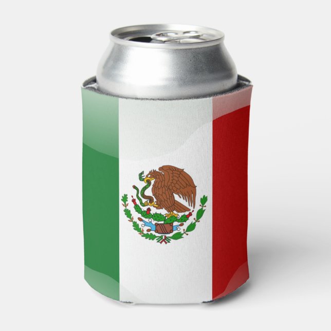 Mexican flag can cooler (Can Front)