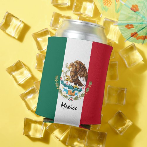 Mexican Flag can cooler  Mexico party sports