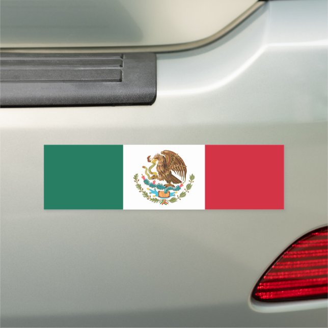 Mexican Flag  Car Magnet (In Situ)