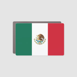 Mexican Flag Car Magnet