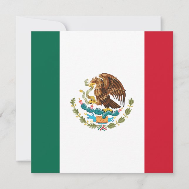 Mexican Flag Card (Front)