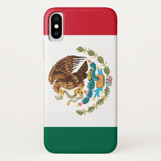 Mexican Flag Case-Mate iPhone Case (Back)