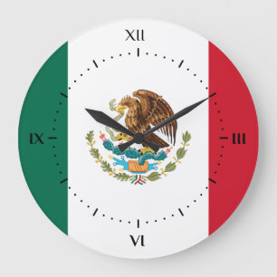 Mexican flag Clocks