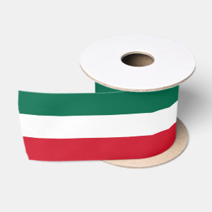 Mexican flag colors ribbon, Tricolor, Mexico Satin Ribbon