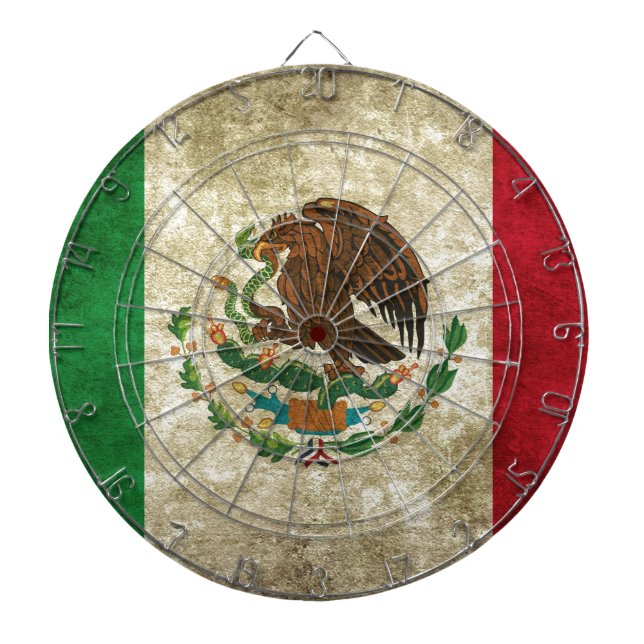 Mexican Flag Dart Board (Front)