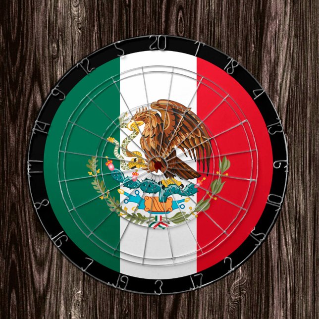 Mexican Flag Dartboard & darts / game board (Creator Uploaded)