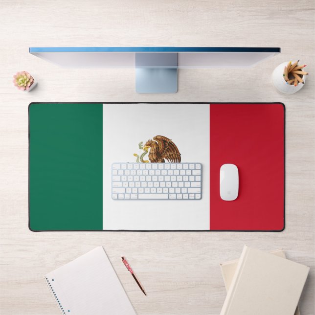 Mexican Flag Desk Mat (Office 1)