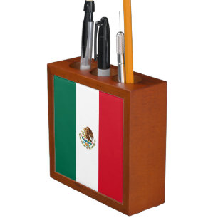 Mexican Flag Desk Organizer