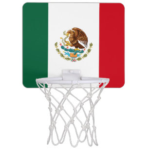 Mexican Flag Eagle Mini Basketball Hoop