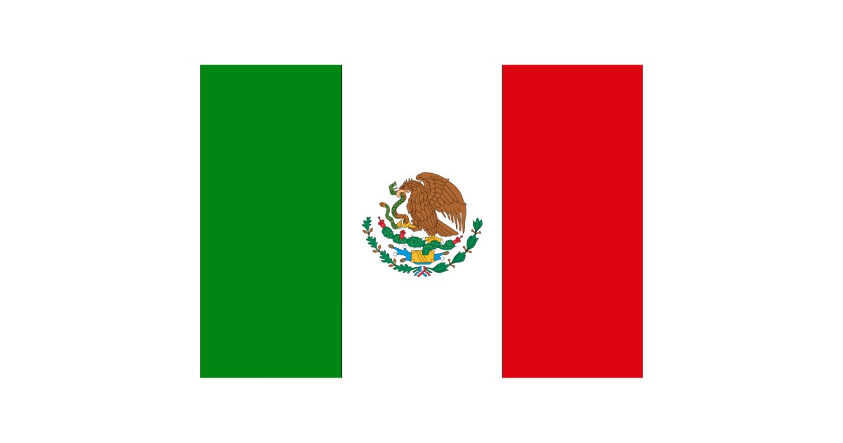 Mexican Flag Fabric 