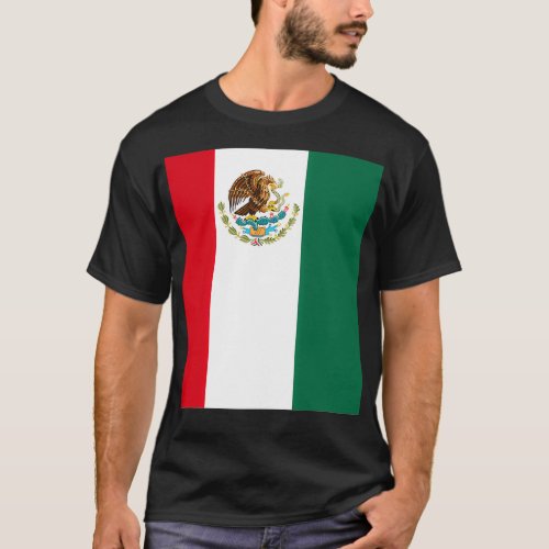 Mexican Flag Facts Mexico Coat of Arms Classic TSh T_Shirt