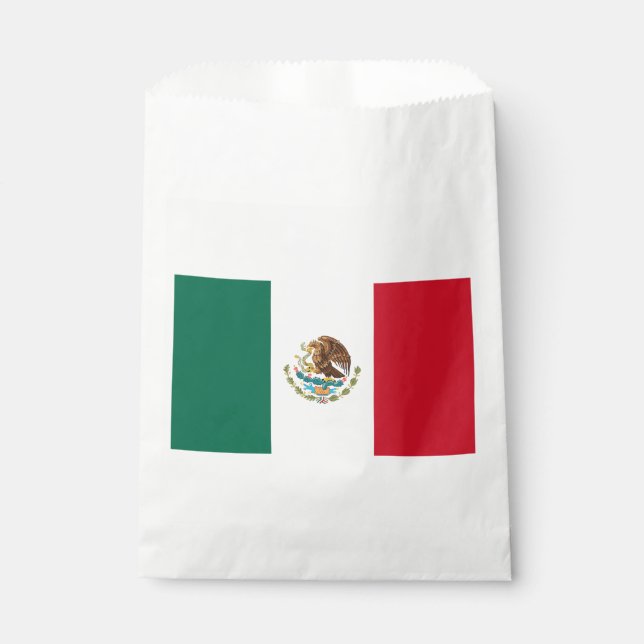 Mexican Flag Favor Bag (Front)