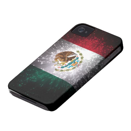 Mexican Flag Firework Case-Mate iPhone Case (Bottom)