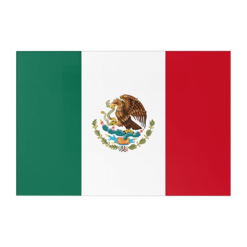 Mexican Flag _ Flag of Mexico Acrylic Print