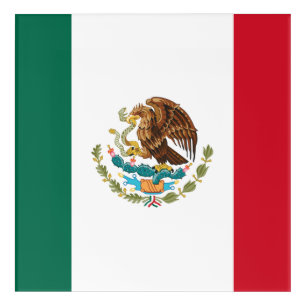 Mexican Flag - Flag of Mexico Acrylic Print