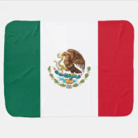 Mexican Flag Flag of Mexico Baby Blanket Zazzle