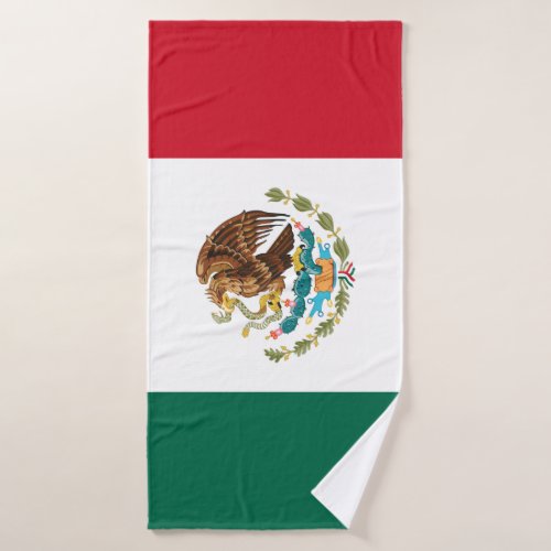 Mexican Flag _ Flag of Mexico Bath Towel