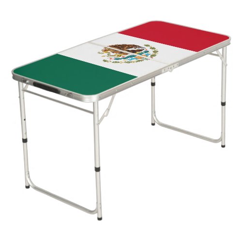 Mexican Flag _ Flag of Mexico Beer Pong Table