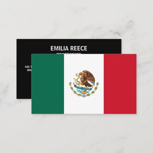 Mexican Flag Flag of Mexico Business Card