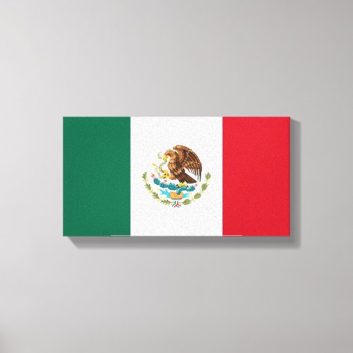 Mexican Flag _ Flag of Mexico Canvas Print