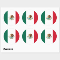 Mexican Flag - Flag of Mexico Labels, Zazzle