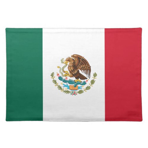 Mexican Flag _ Flag of Mexico Cloth Placemat