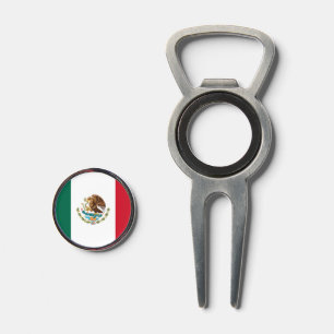 Mexican Flag - Flag of Mexico Divot Tool