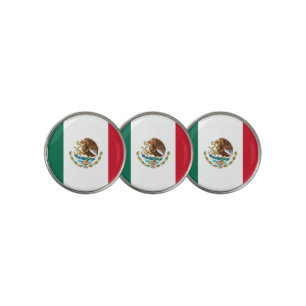 Mexican Flag - Flag of Mexico Golf Ball Marker