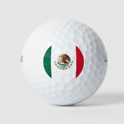 Mexican Flag _ Flag of Mexico Golf Balls