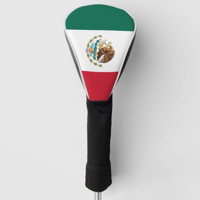 Mexican Flag - Flag of Mexico Golf Head Cover (Front)