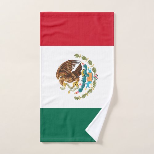 Mexican Flag _ Flag of Mexico Hand Towel