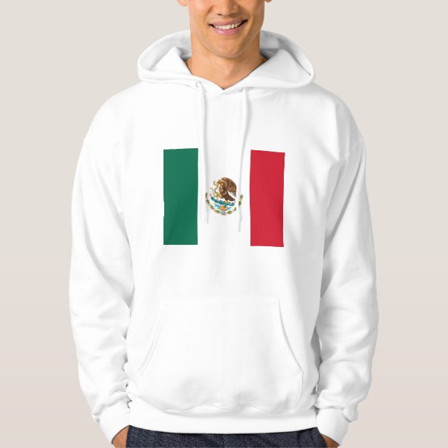 Mexican Flag - Flag of Mexico Hoodie (Front)