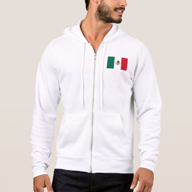 Mexican Flag - Flag of Mexico Hoodie (Front)