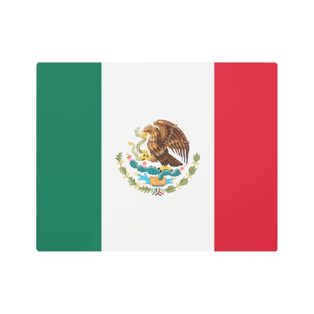 Mexican Flag - Flag of Mexico Metal Print (Front)