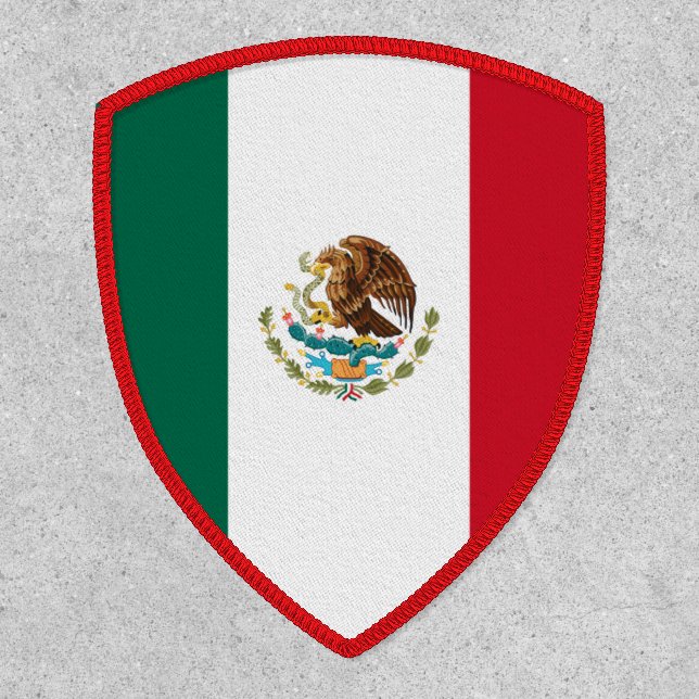 Mexican Flag, Flag of Mexico Patch (Front)
