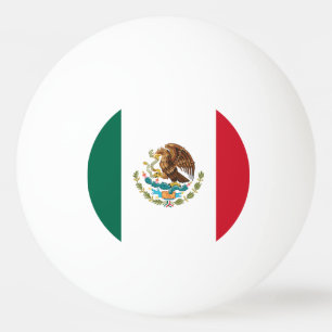 Mexican Flag - Flag of Mexico Ping Pong Ball