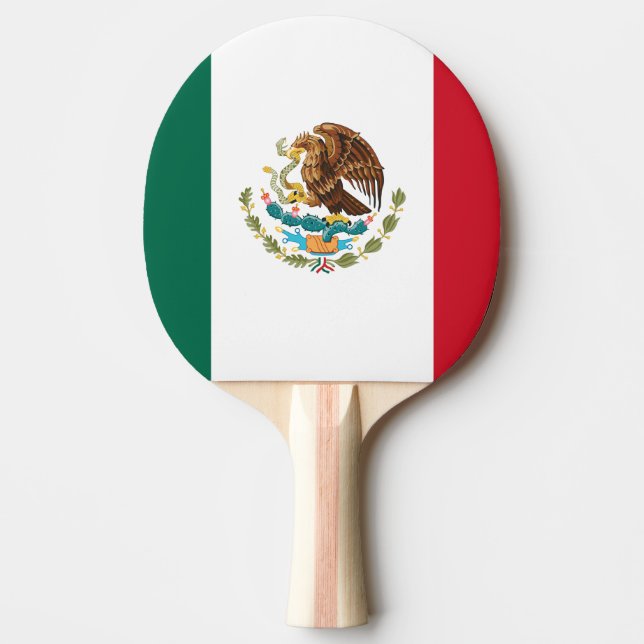 Mexican Flag - Flag of Mexico Ping Pong Paddle (Front)