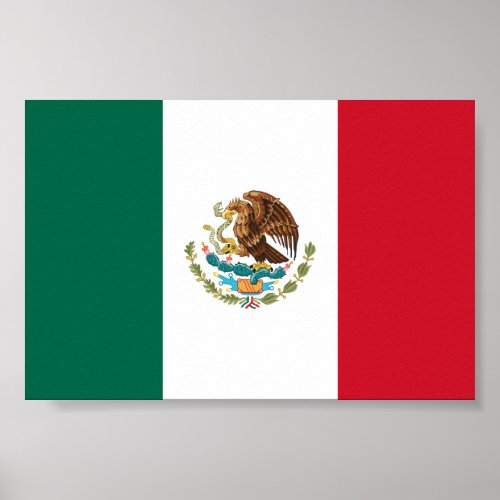 Mexican Flag _ Flag of Mexico Poster