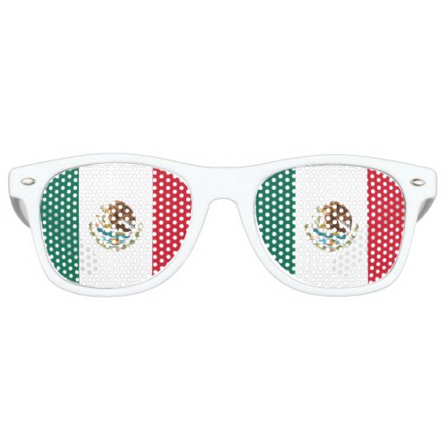 Mexican Flag _ Flag of Mexico Retro Sunglasses