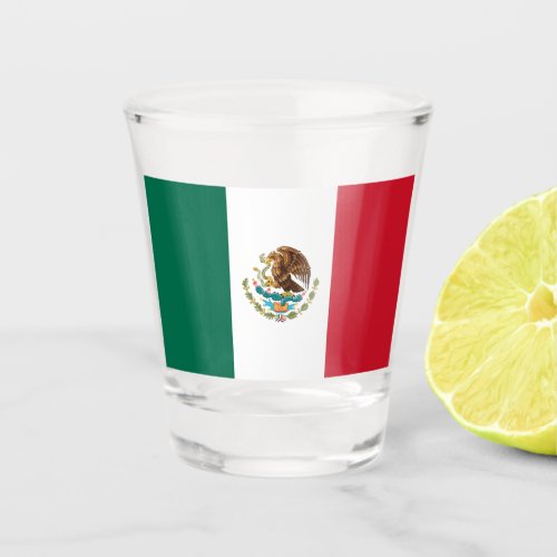 Mexican Flag _ Flag of Mexico Shot glass