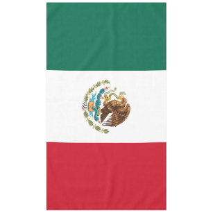 Mexican Flag - Flag of Mexico Tablecloth